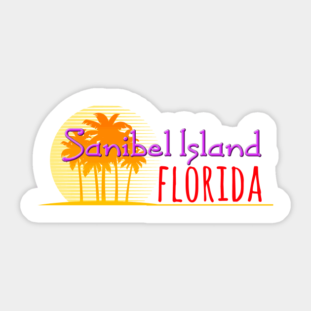 Life's a Beach: Sanibel Island, Florida Sticker by Naves